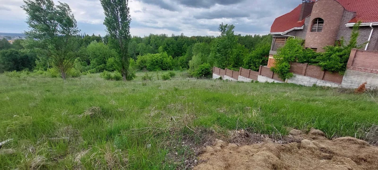 Ділянка 12 соток, Гореничі: під будівництво, схил - фото 1