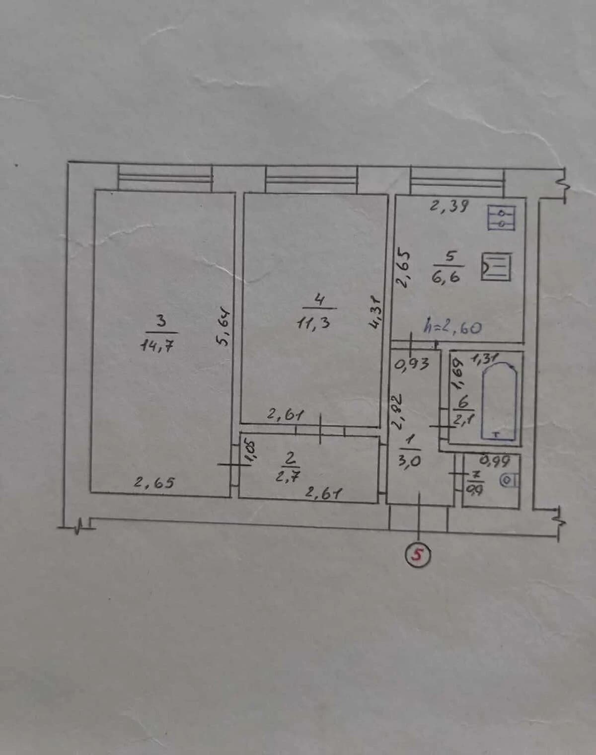 4-кімнатна квартира, Лелюхівка: індивідуальне газове опалення - фото 2