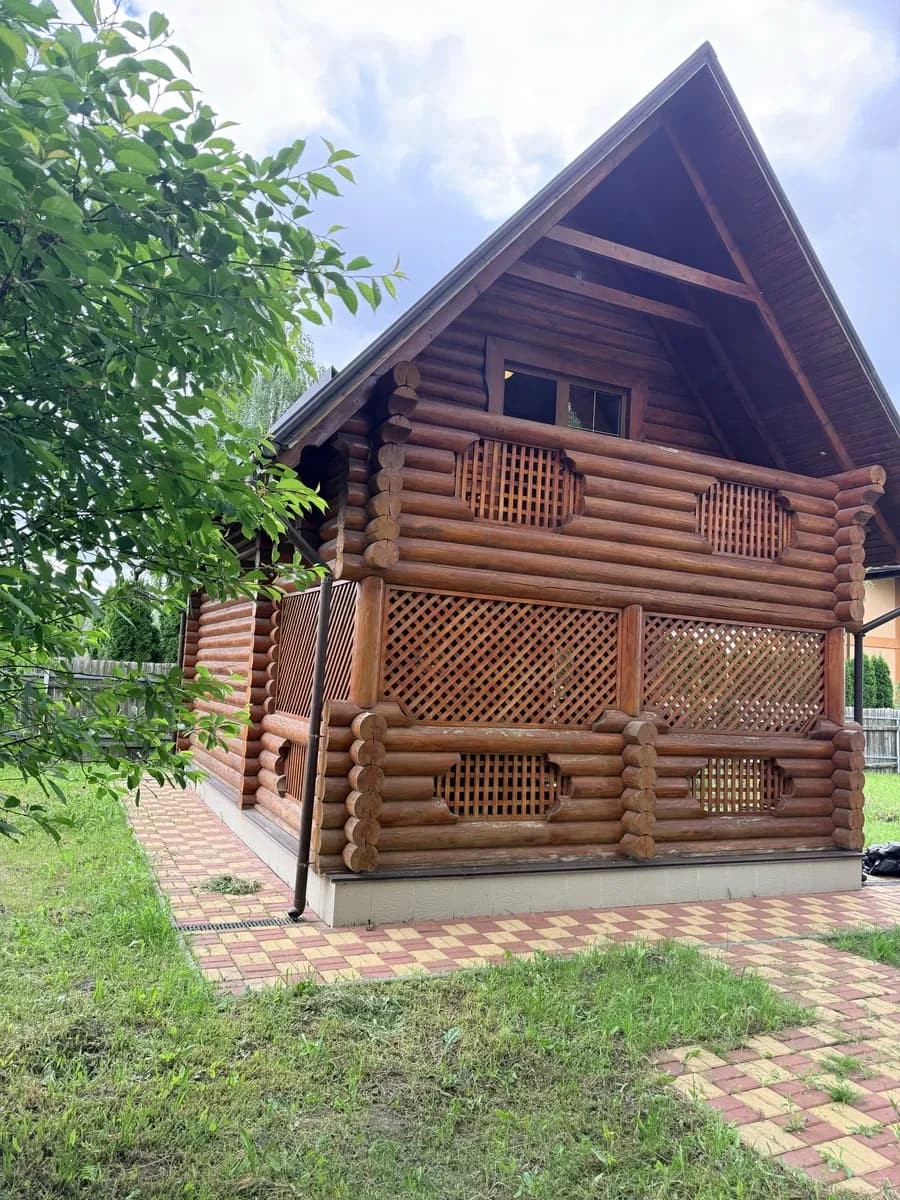 Будинок-зруб, Дзвінкове: сауна, мангал, до 15 км від Боярки