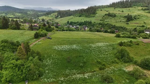 Ділянка 28 соток, Волосянка: краєвид на спуски Goro - фото 3