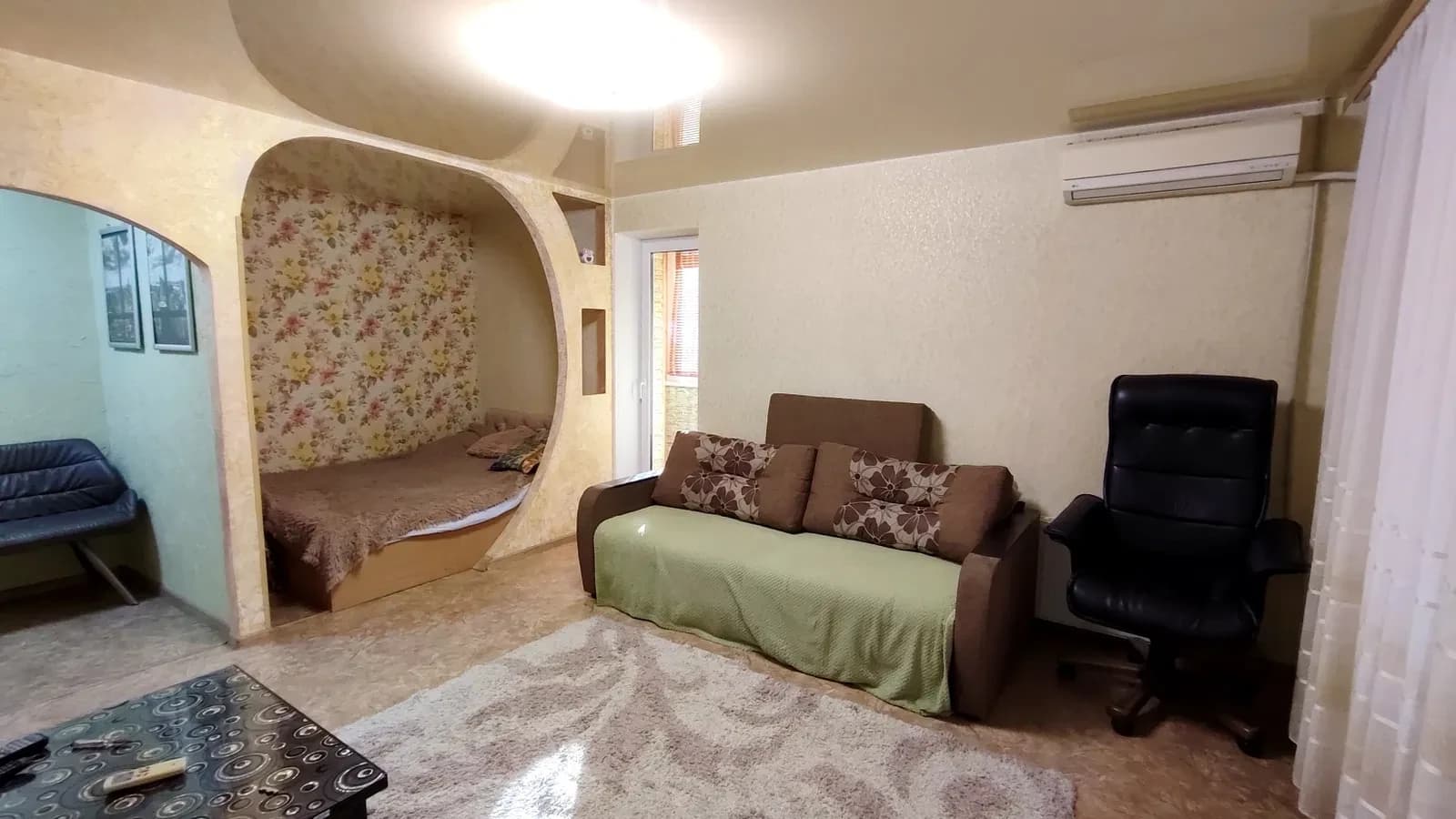 1-кімнатна квартира, Лівобережний 3: сучасний ремонт, 2 балкони - фото 1