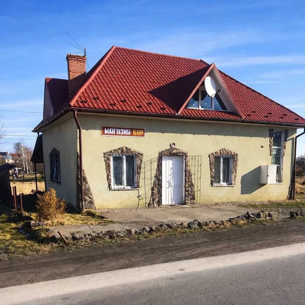 Будинок, Доброгостів: діючий магазин, 6 соток, 2 поверхи - фото 1