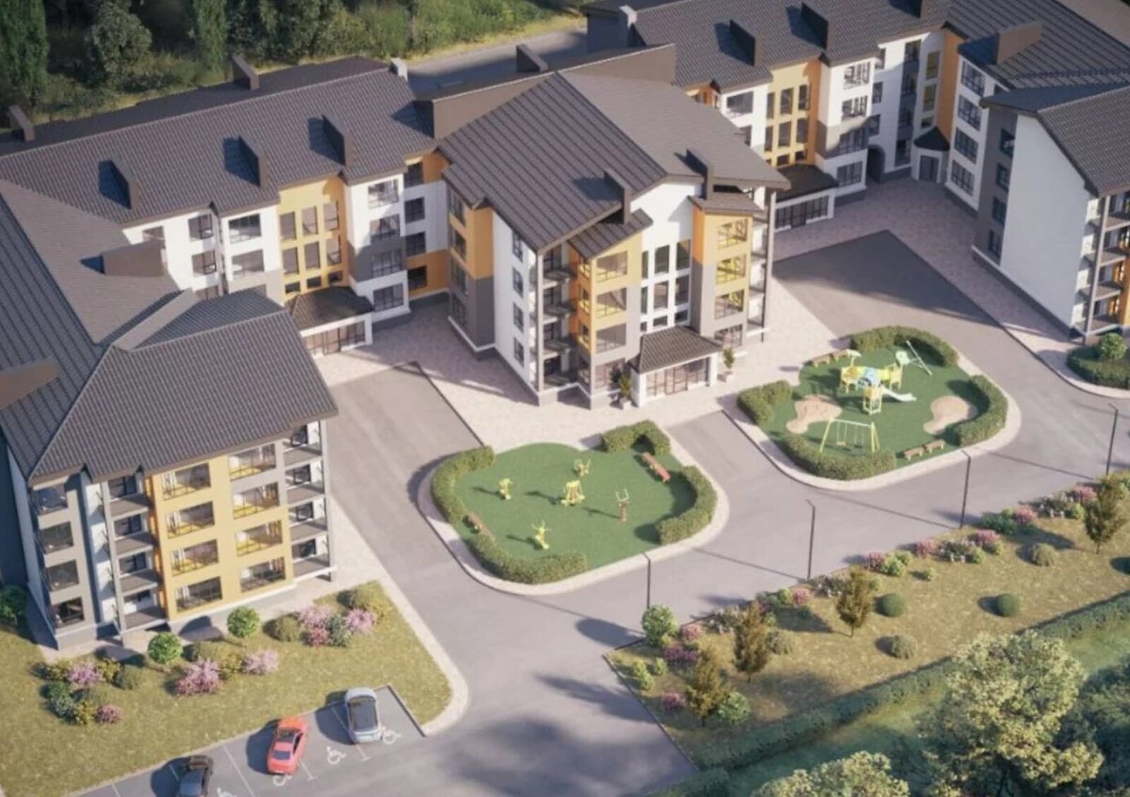 1-кімнатна квартира, Тарасове: новобудова, здача у 2026 - фото 3