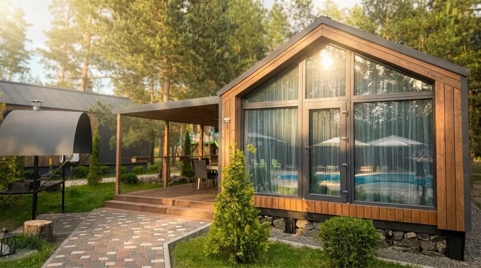 База відпочинку Skywood, Свідівок: 4 будинки, генератор 40 кВт - фото 2