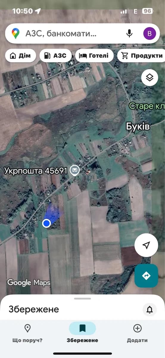 Ділянка 0.94 соток, Буків: під будівництво, газ та електрика