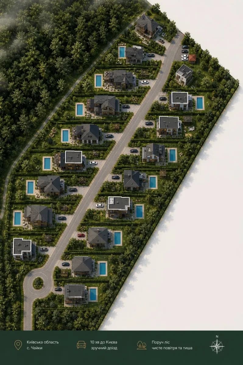 Ділянка 110 соток, Білогородка: біля лісу, 10 хвилин до Києва - фото 1