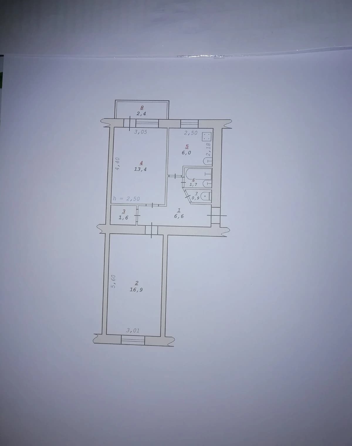 2-кімнатна квартира, Черемушки: газова колонка, цегляні стіни