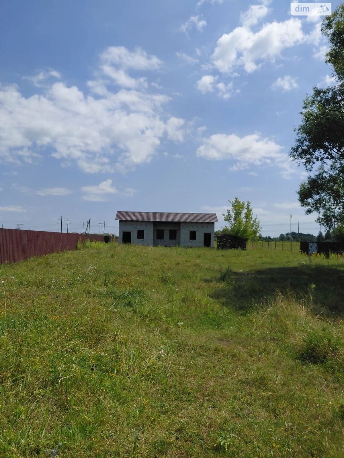 Ділянка 20 соток, Вільне: фундамент, під гараж