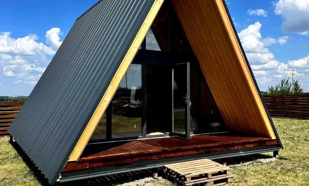 Будинок, Черняхівка: формат A-Frame, свердловина 54 м, 20 кВт