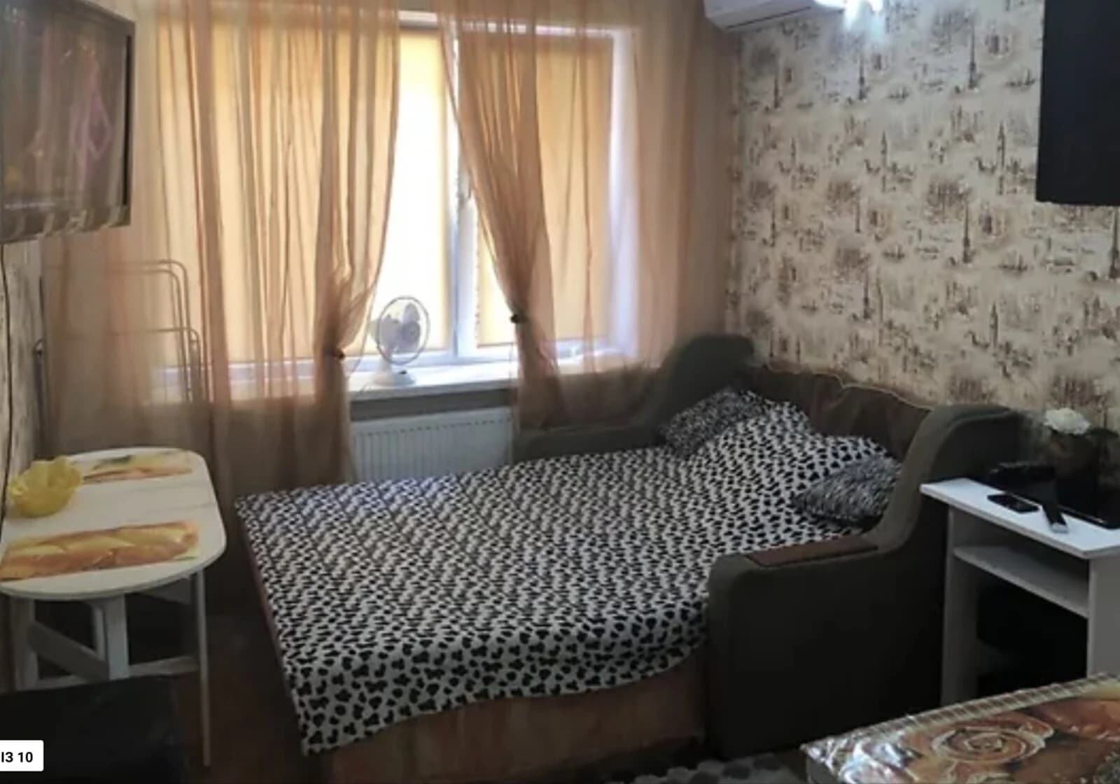 1-кімнатна квартира, Хаджибейський: внутрішній двір, 2 спальних місця