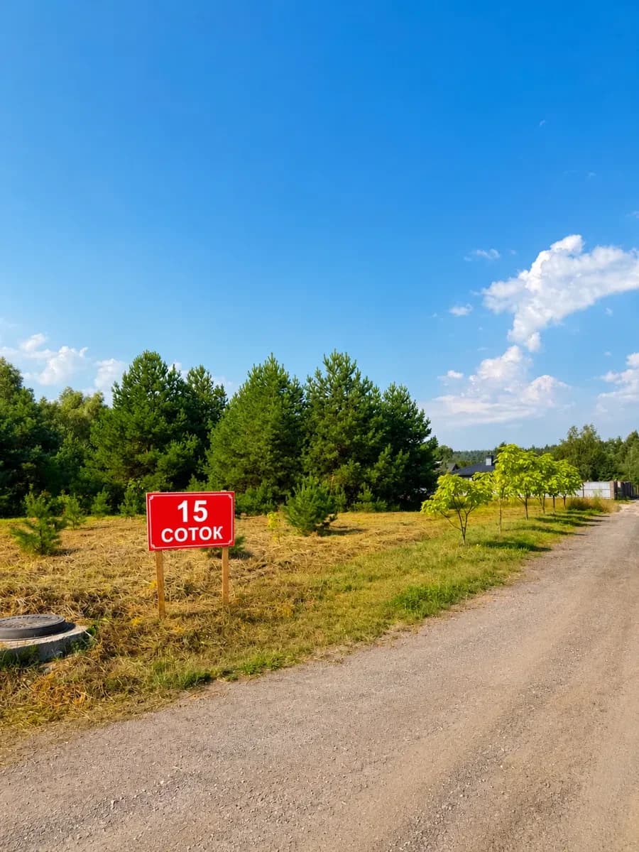Ділянка 15 соток, Любимівка: три під’їзди, газ та електрика - фото 3