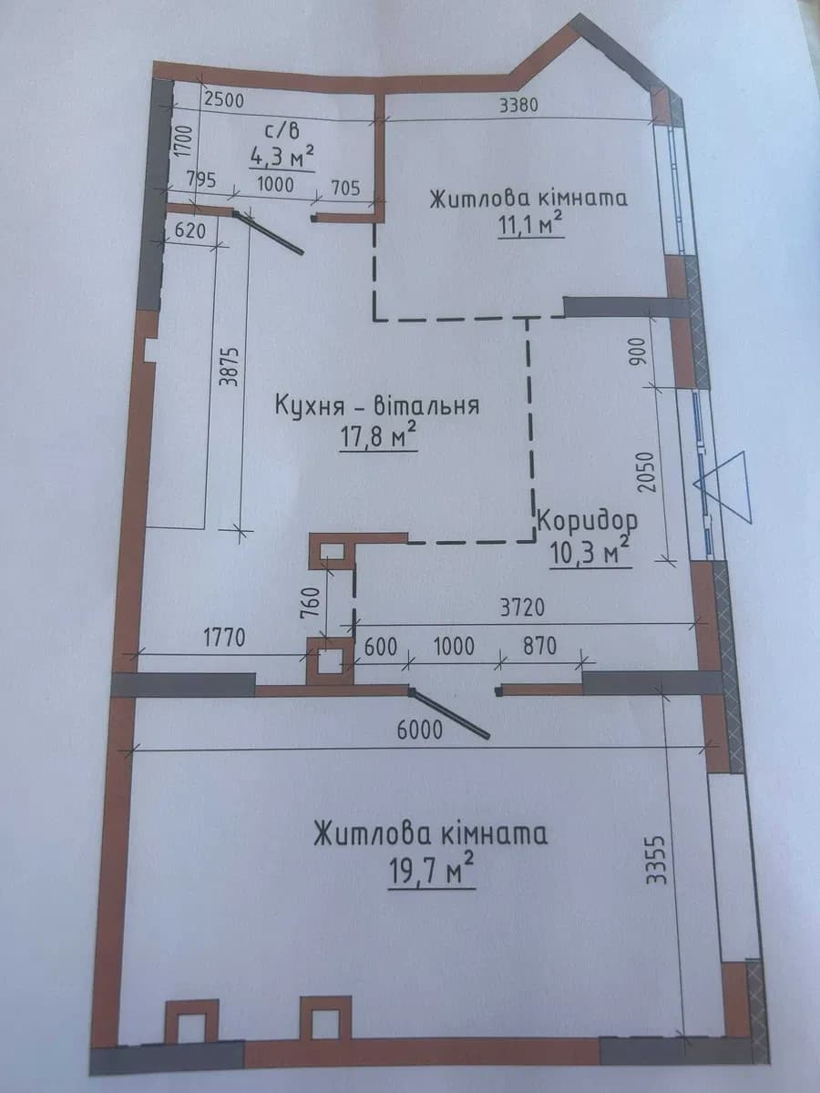 2-кімнатна квартира у ЖК ECO DREAM: окремий вхід, єОселя - фото 3
