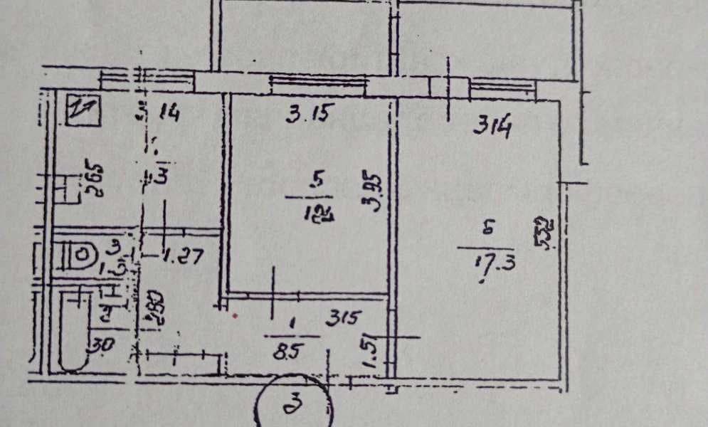 2-кімнатна квартира, Дарницький: без ремонту, вікна у двір - фото 2