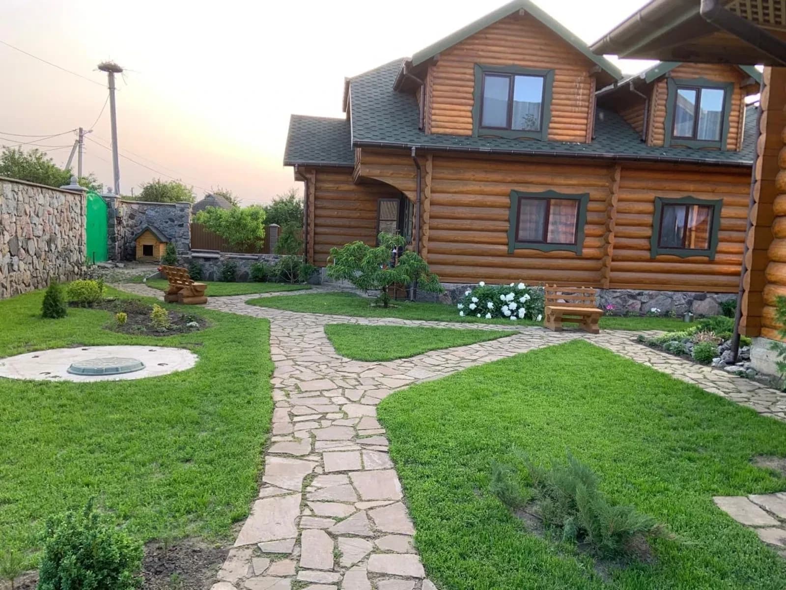 Комплекс будинків, Миргород: три деревʼяні будинки, баня - фото 5