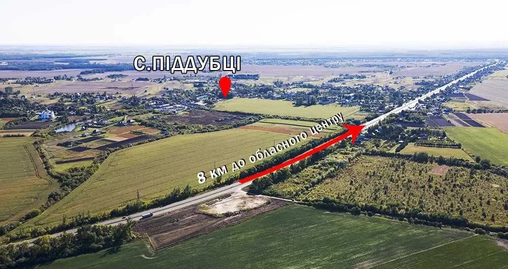 Ділянка 106.70 соток, Піддубці: фасадна, траса H22, 8 км від Луцька - фото 3