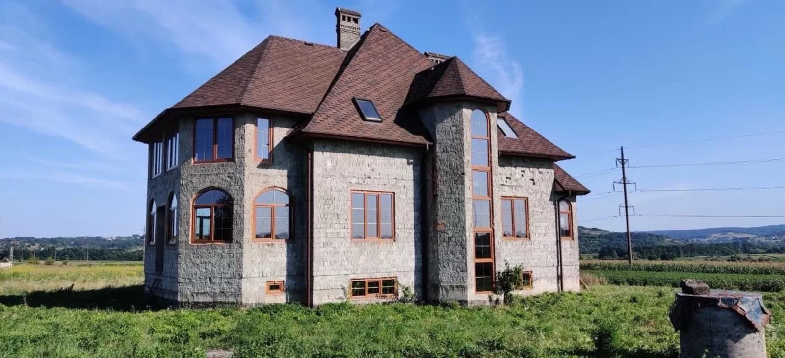 Будинок, Чагор: 12 соток, після будівельників