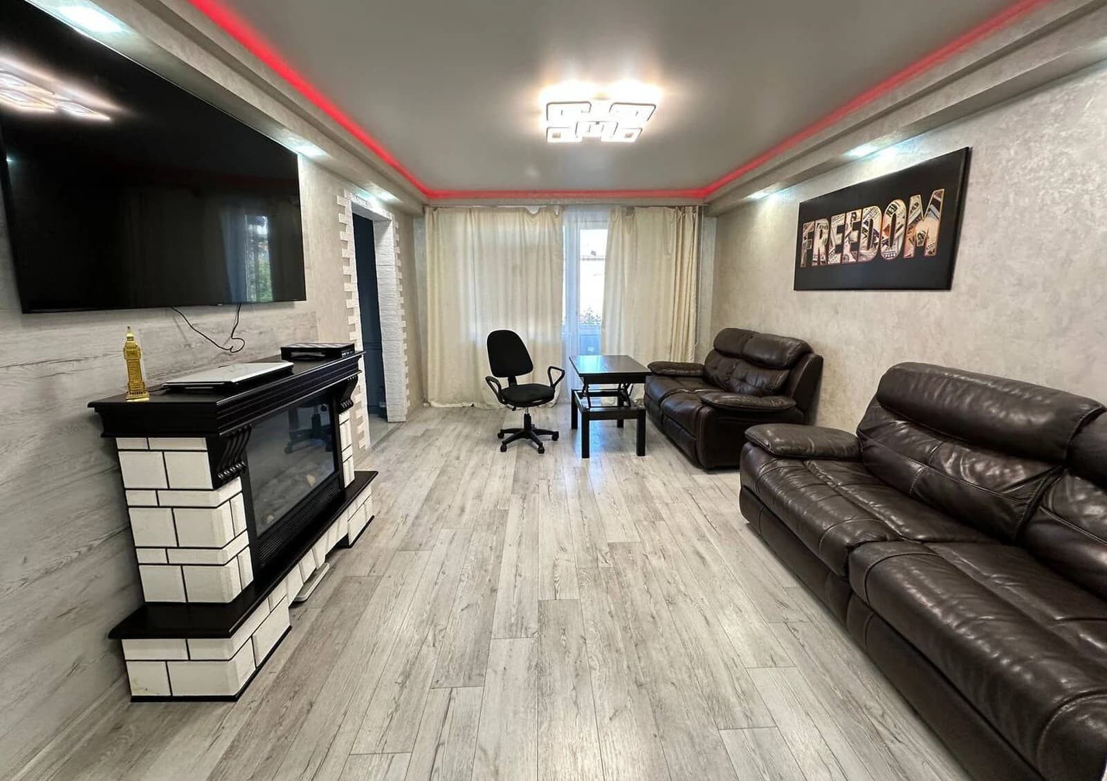 3-кімнатна квартира, Тростянець: євроремонт, камін, торг - фото 1
