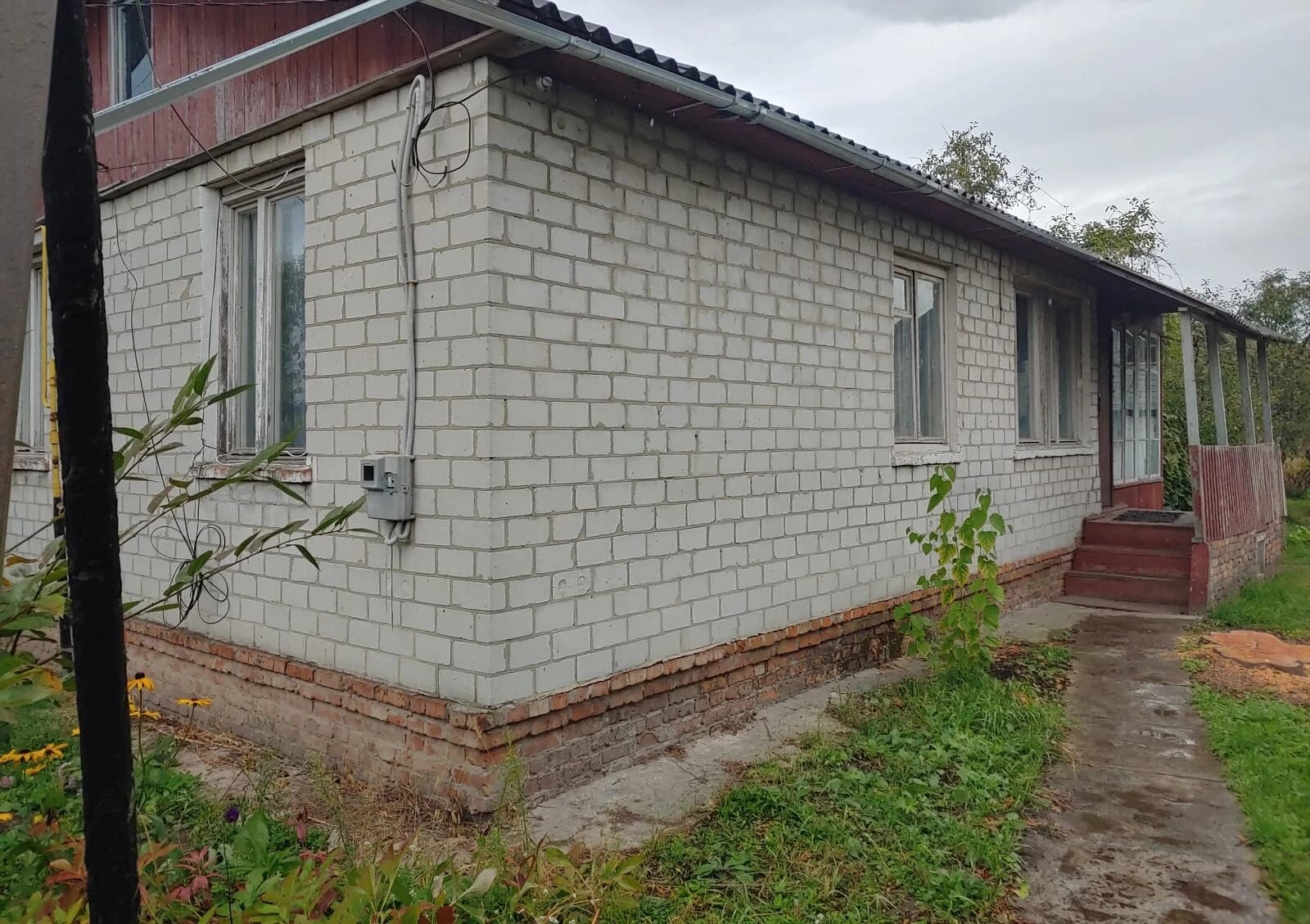 Будинок, Городня: 10 соток, газове опалення, стіни з дерева й цегли - фото 1