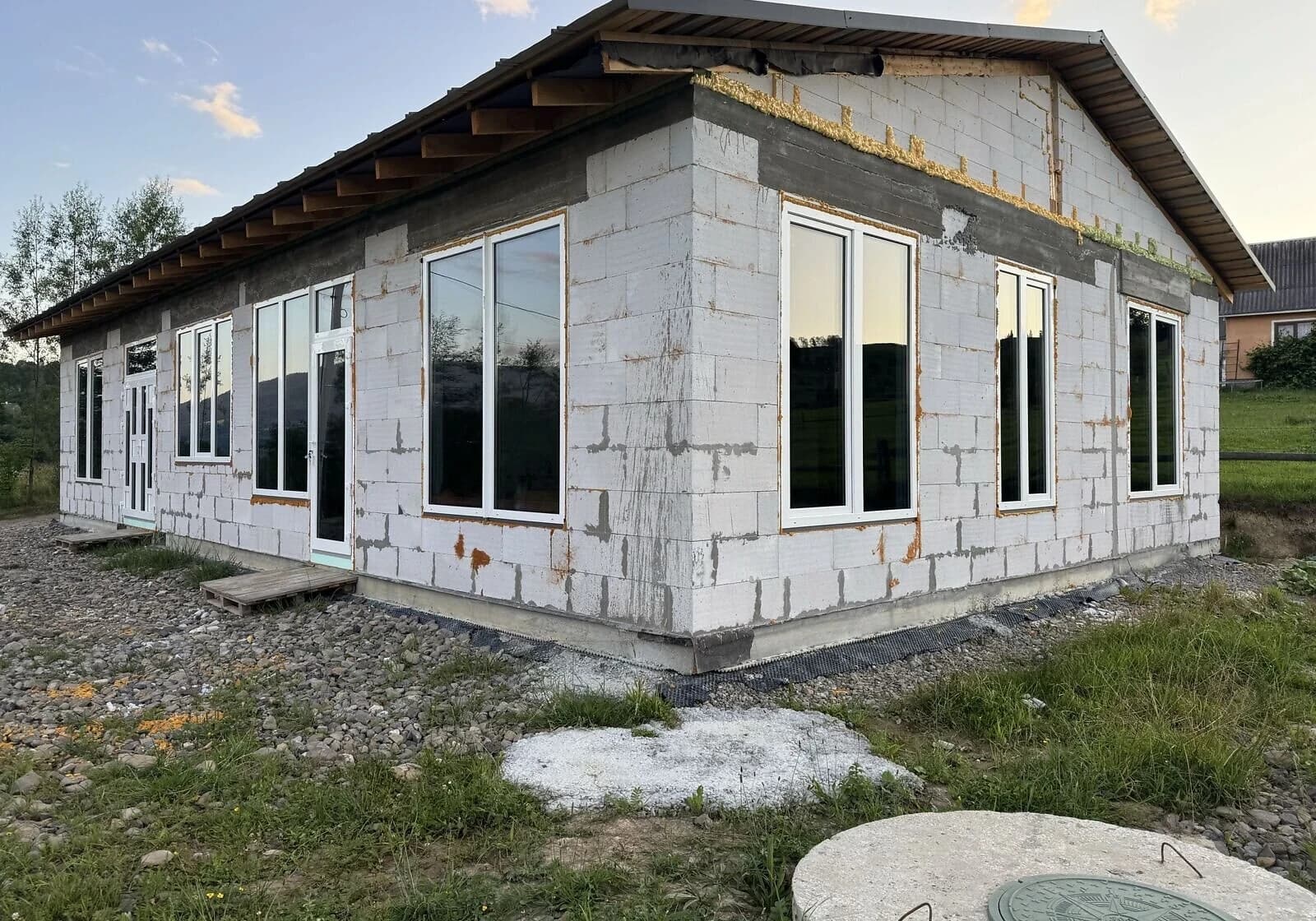 Будинок, Ясіня: не використовувався після побудови, газобетон - фото 3