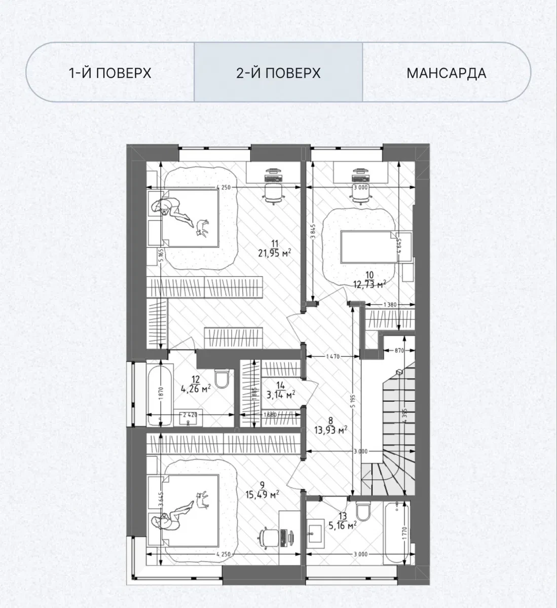 Котедж у ЖК LAGOM: безпечна кімната, навіс для двох авто - фото 4