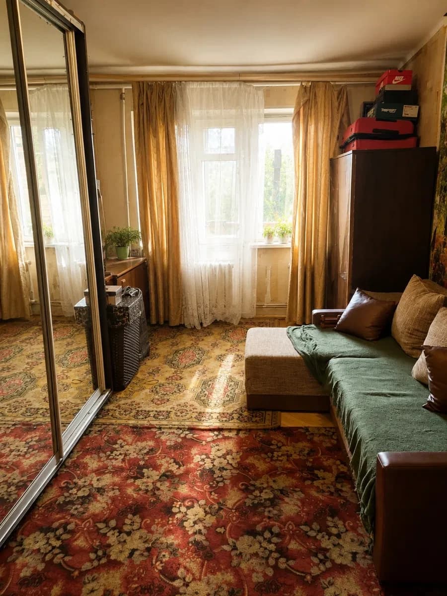 2-кімнатна квартира, Черьомушки: можна заїхати, меблі, роздільні кімнати - фото 1