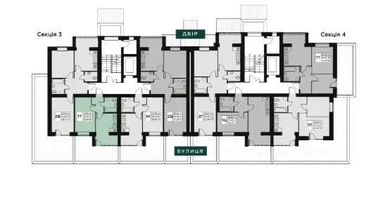 1-кімнатна квартира у ЖК Millennium Park: тераса 17,2 м², планують укриття - фото 4