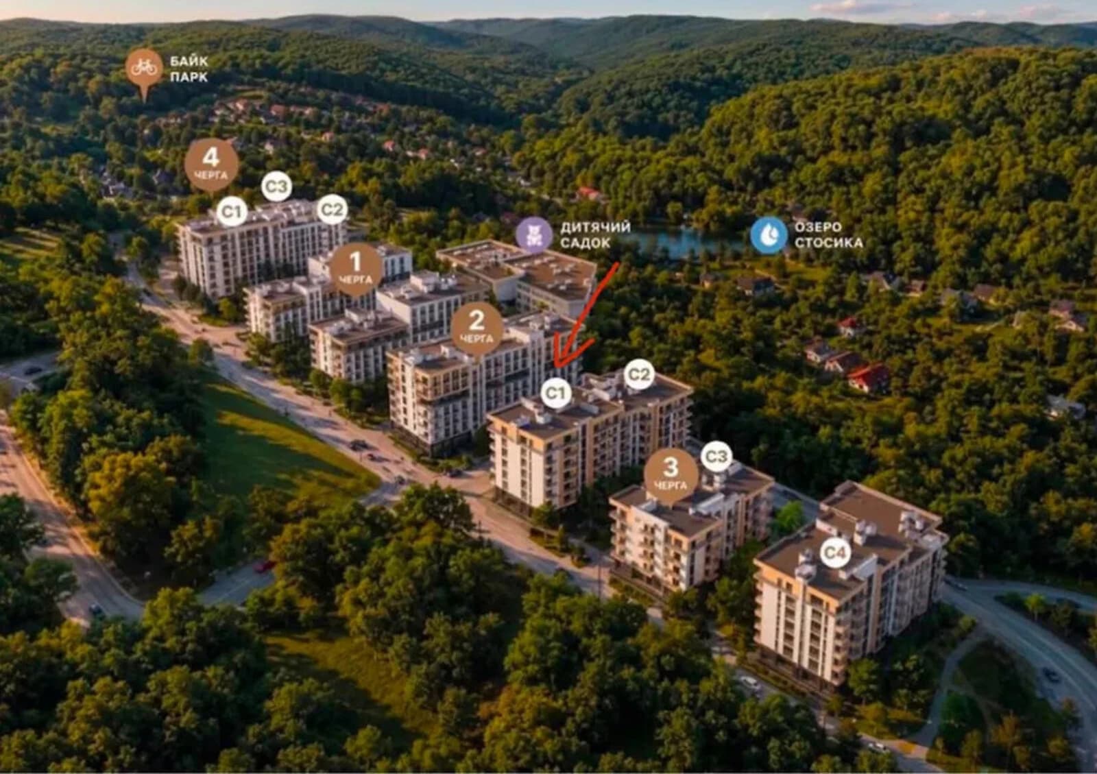 1-кімнатна квартира, Львів: новобудова, панорамні вікна - фото 5
