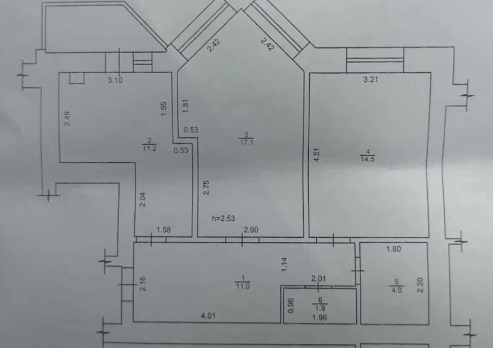 2-кімнатна квартира, Київський: новий фонд, індивідуальне газове опалення - фото 1
