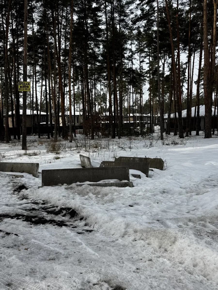 Ділянка 30 соток, Буча: світло підключене, газ по вулиці - фото 1