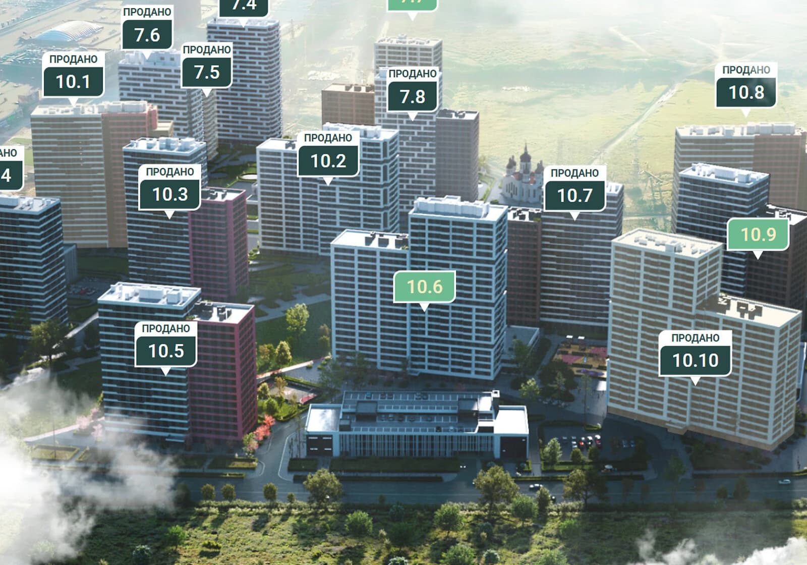 2-кімнатна квартира, Подільський: здача у 2027, укриття, метро Нивки - фото 4