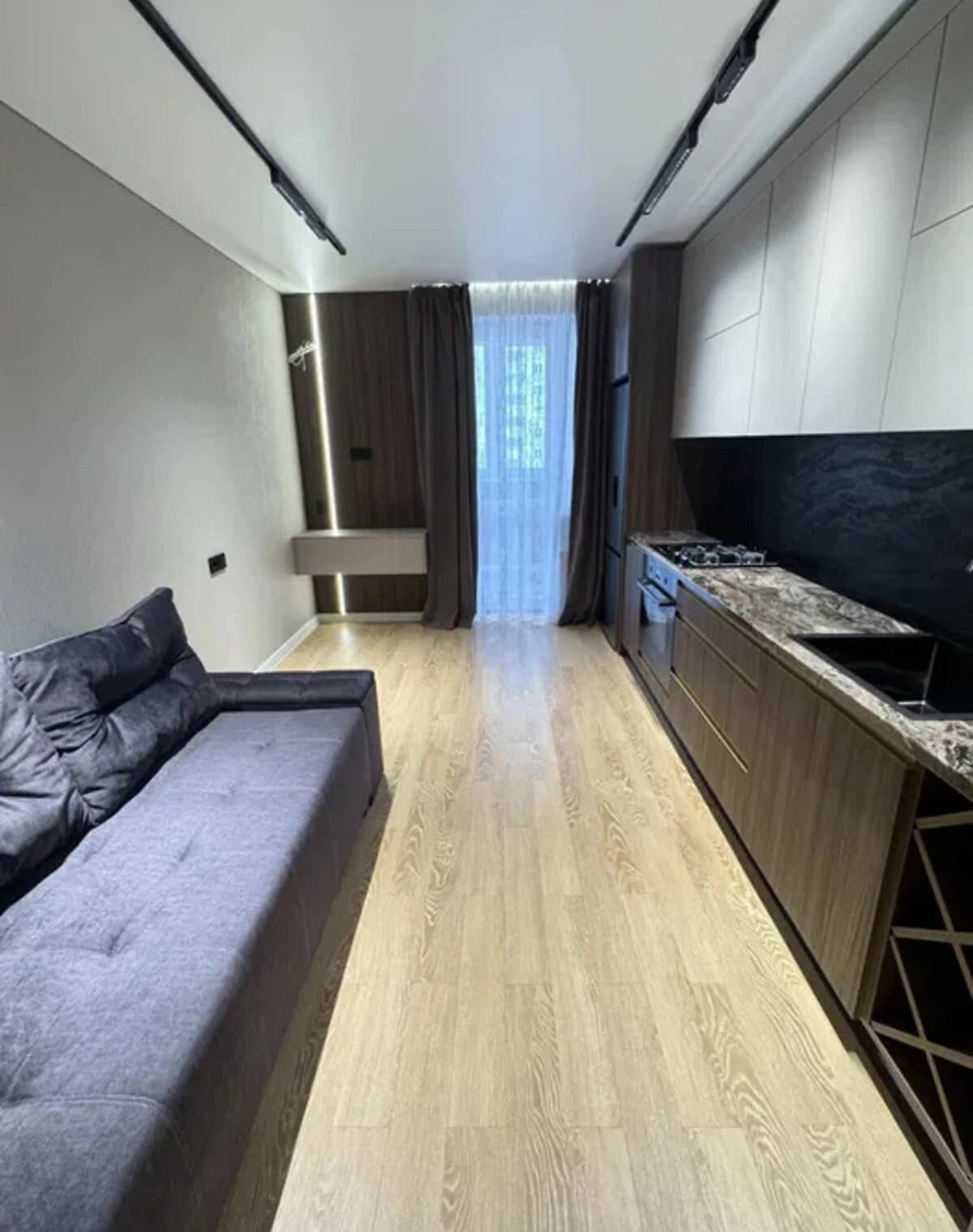 2-кімнатна квартира, Селище Герцена: кухня 15 м² - фото 5