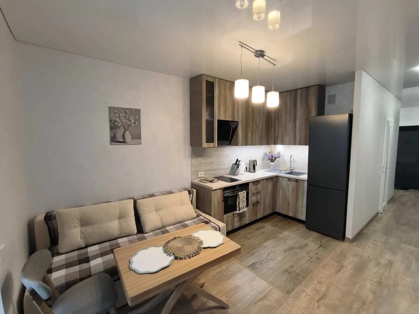 1-кімнатна квартира у ЖК Parus city: перша здача, кухня-вітальня - фото 1