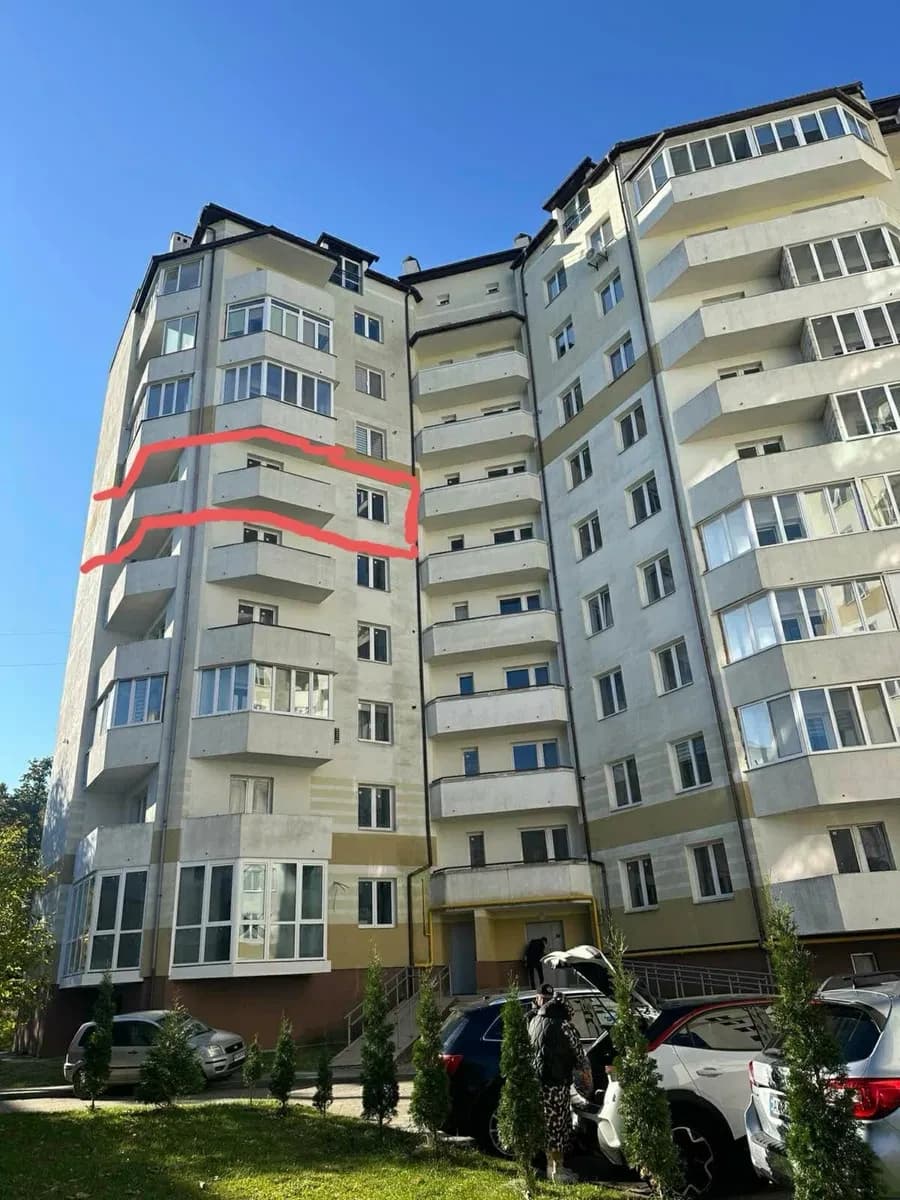 2-кімнатна квартира, Моршин: 3 балкони, парк через дорогу