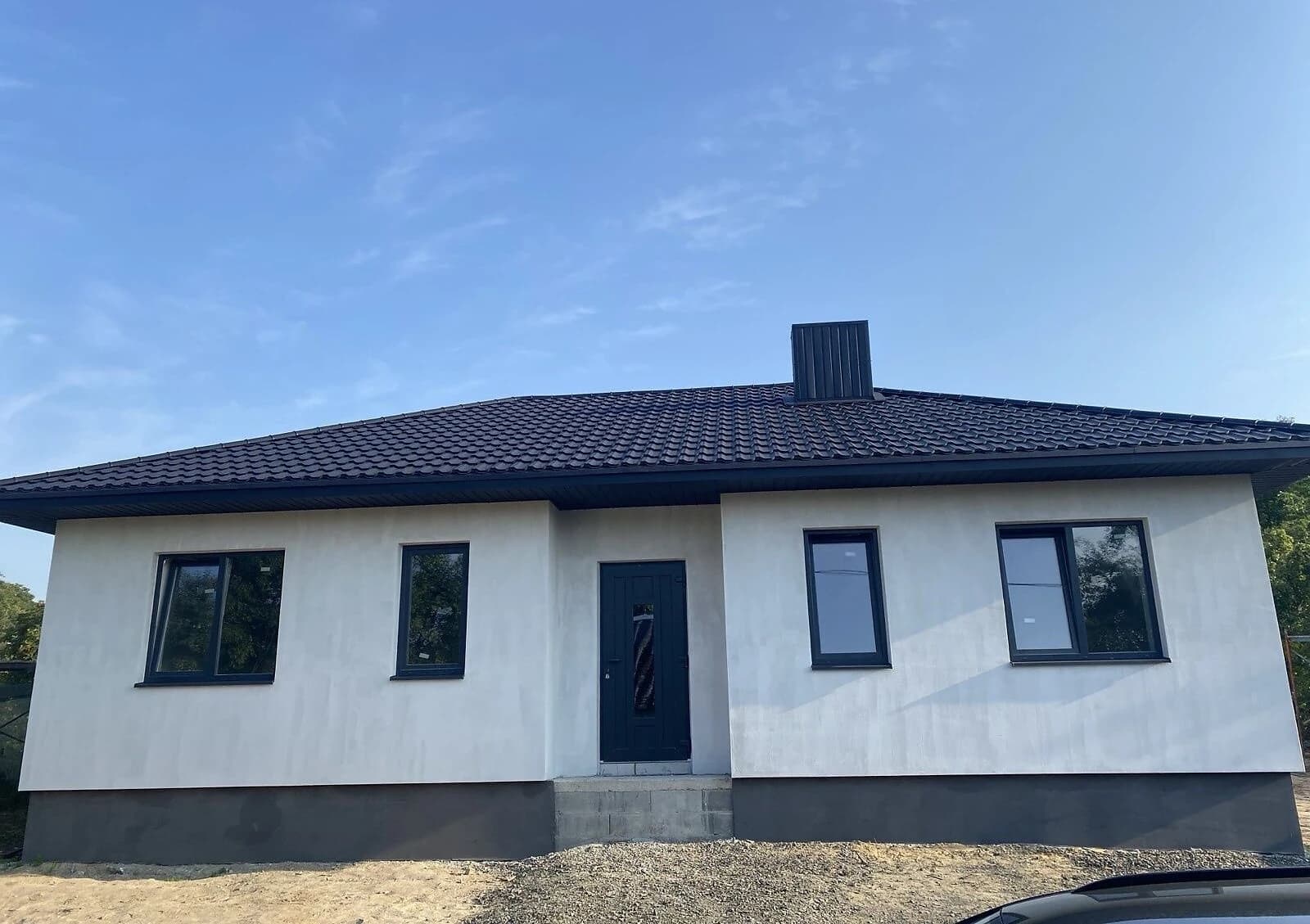 Дача, Підгайці: тераса, газобетонні стіни