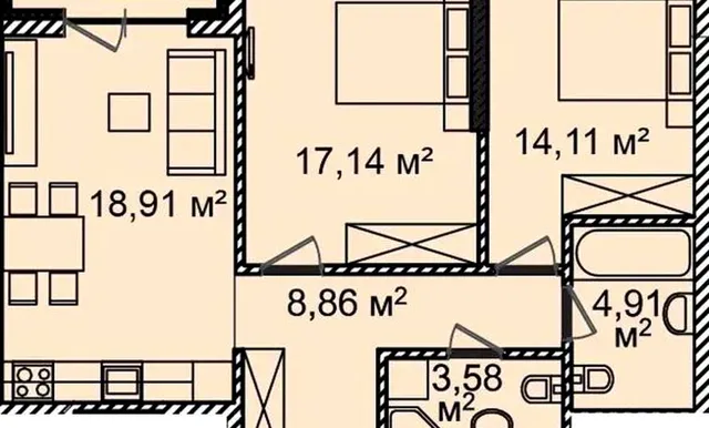2-кімнатна квартира у ЖК Montreal House: тихий двір, паркомісце - фото 5