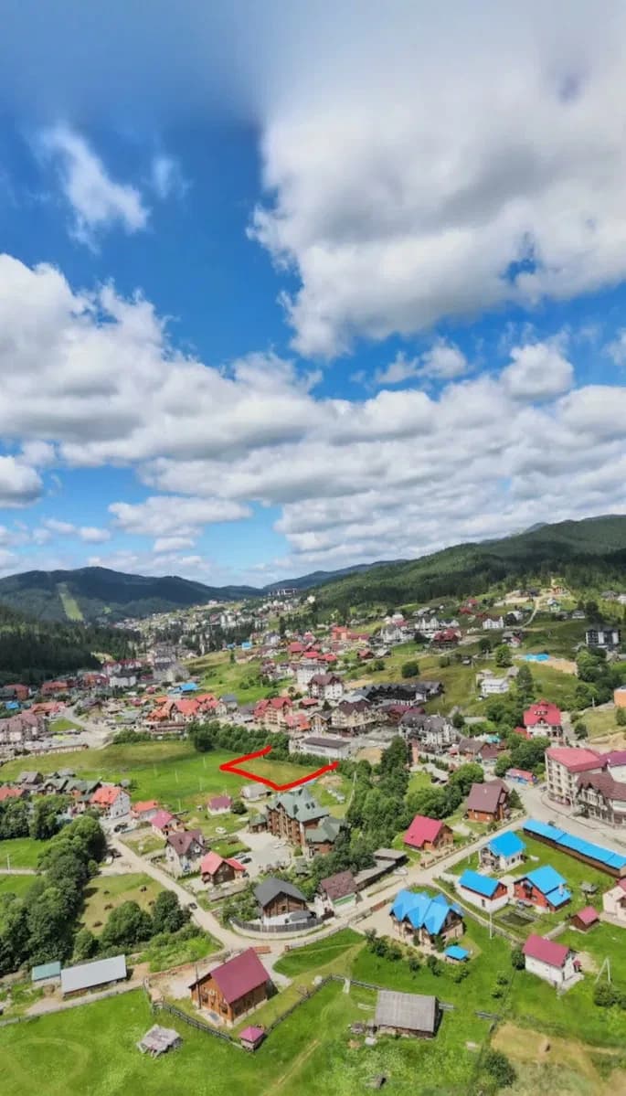 Ділянка 22 соток, Поляниця (Буковель): під забудову, фасадна - фото 3