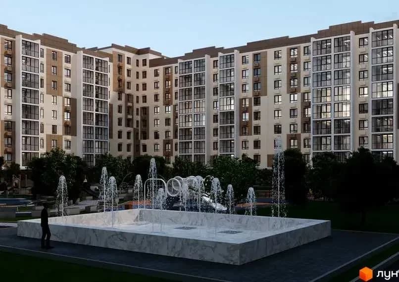 1-кімнатна квартира у ЖК Олімп Модерн: вільне планування, генератор - фото 4