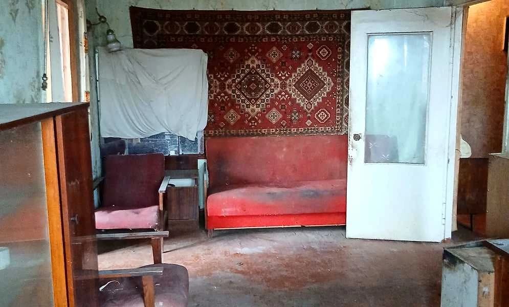 2-кімнатна квартира, Ковпаківський: без ремонту, тепло й вода без світла - фото 1