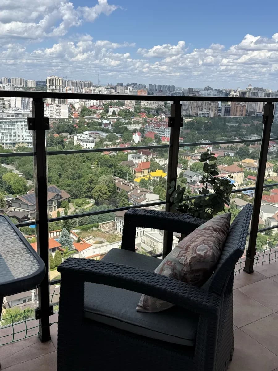 1-кімнатна квартира, Аркадія: тераса, вид на місто, бокове море - фото 3
