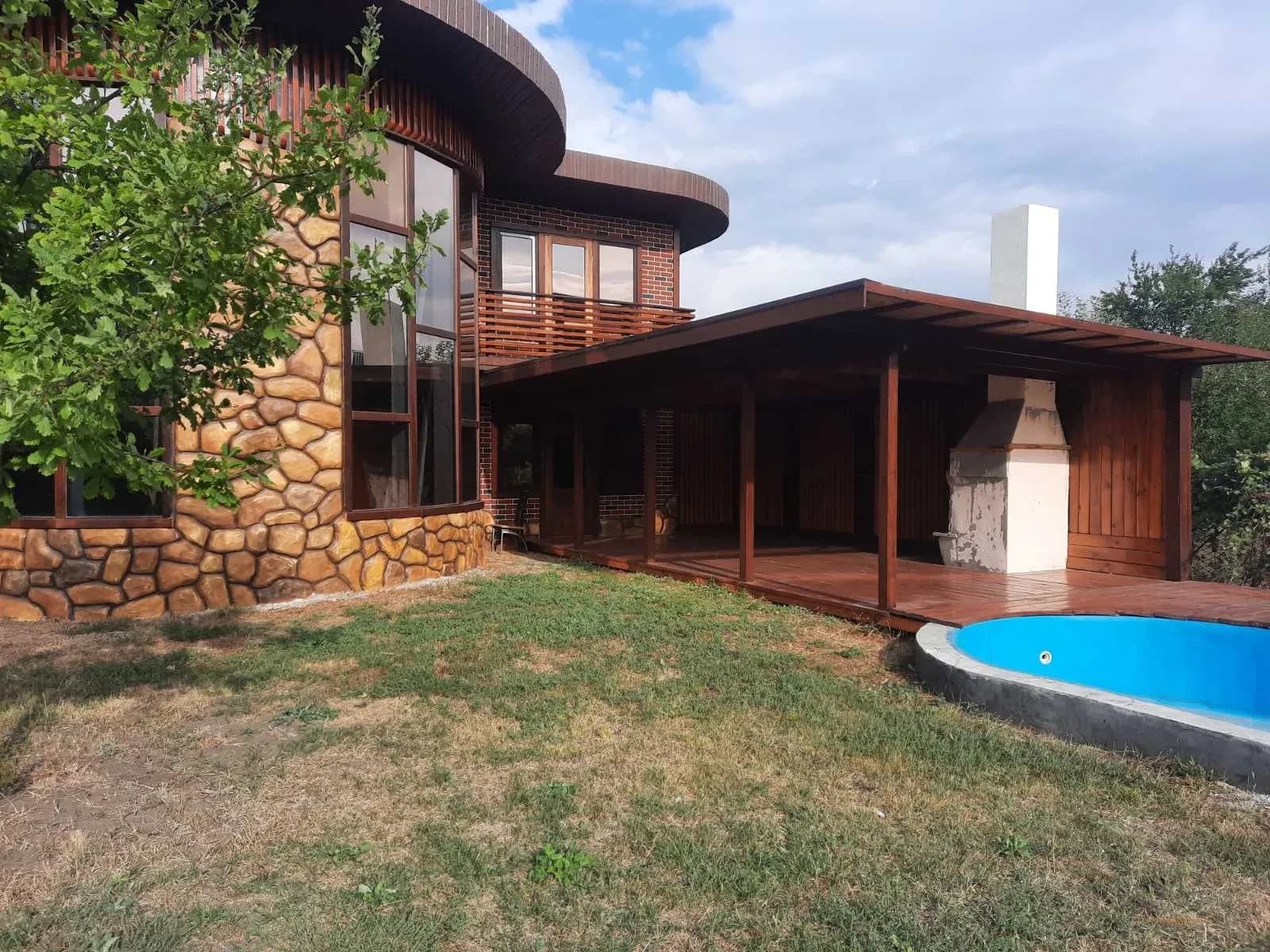 Будинок, Самар: авторський проект, басейн 7х3, під лісом - фото 4