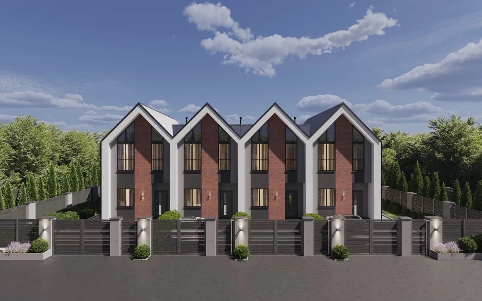 Таунхаус, Сади: дуплекс, тераса 20 м², мансарда 40 м² - фото 2