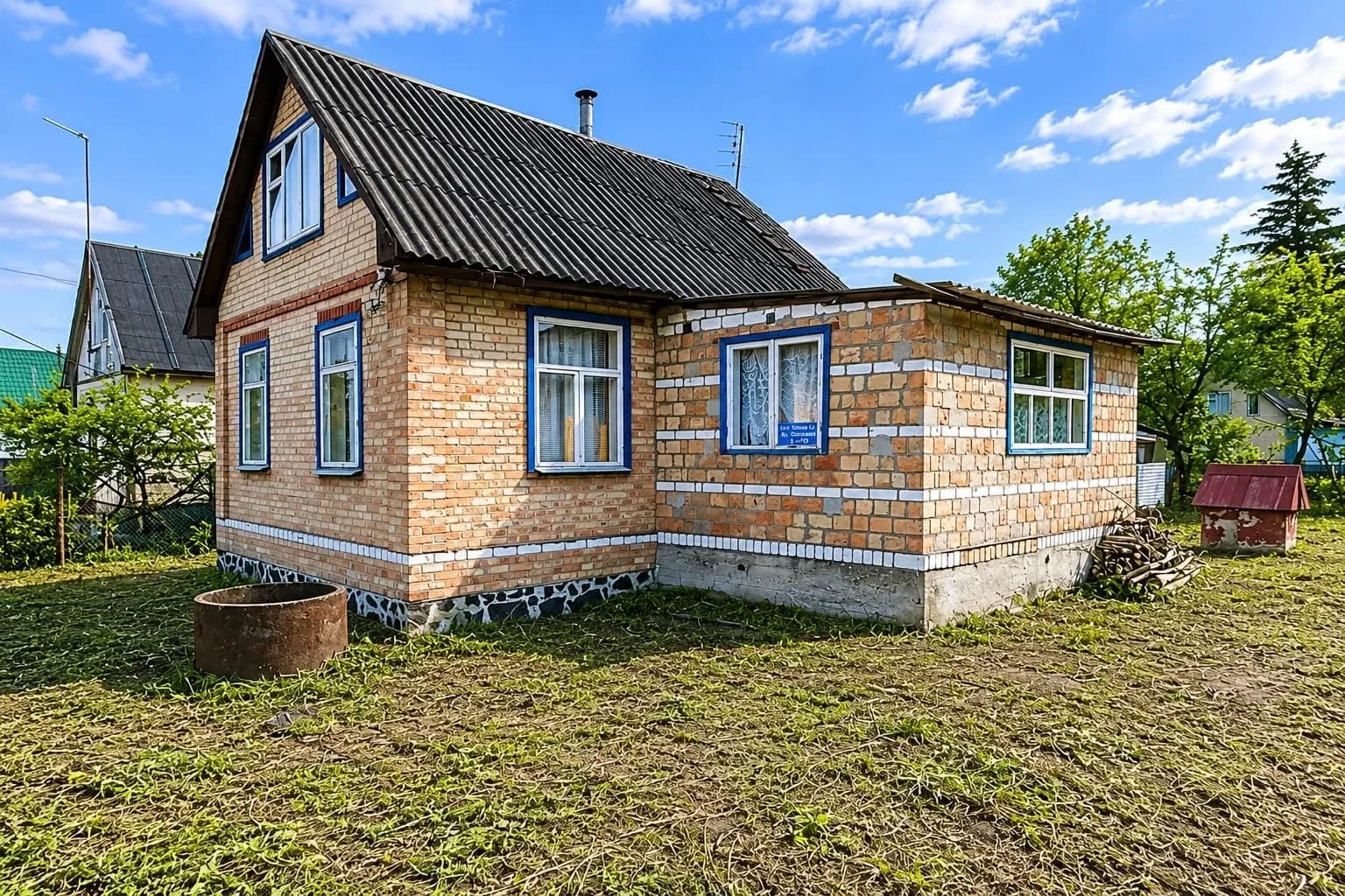Ділянка 5 соток, Торф'яне: цегляний будинок, колодязь, озеро й ліс - фото 1