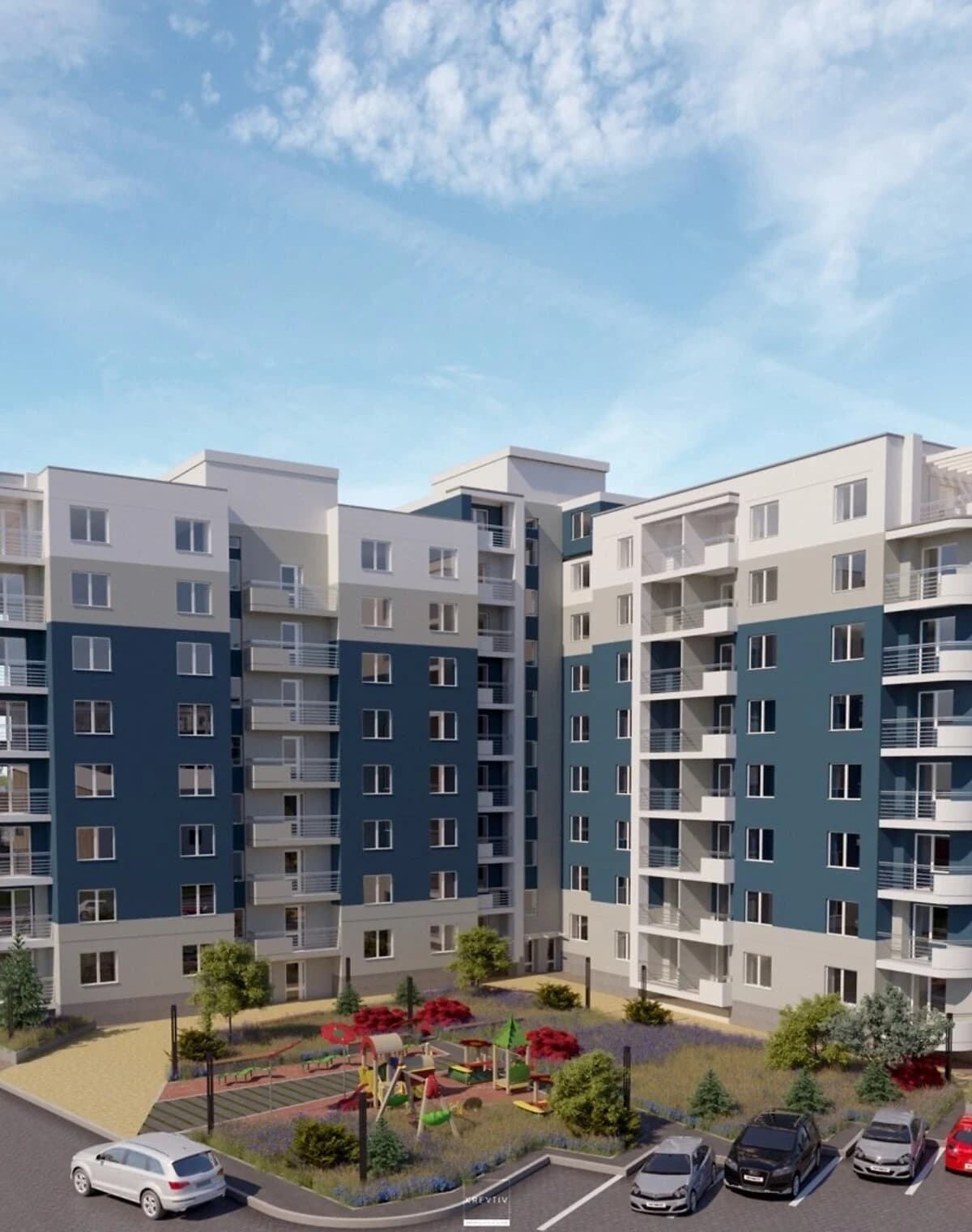 1-кімнатна квартира, Мостиська: кухня-студія, здача в 2026
