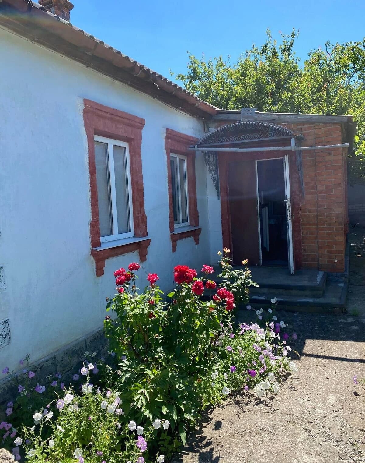 Будинок, Первомайськ: літня кухня, цегляні стіни - фото 2