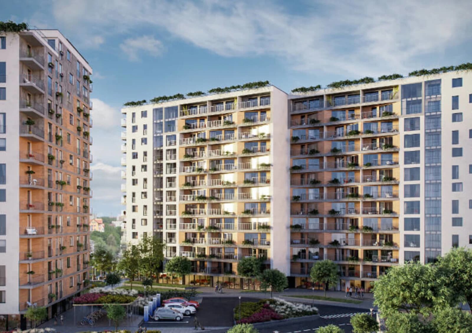 1-кімнатна квартира, Бам: здача в 2026, тераси на даху - фото 4
