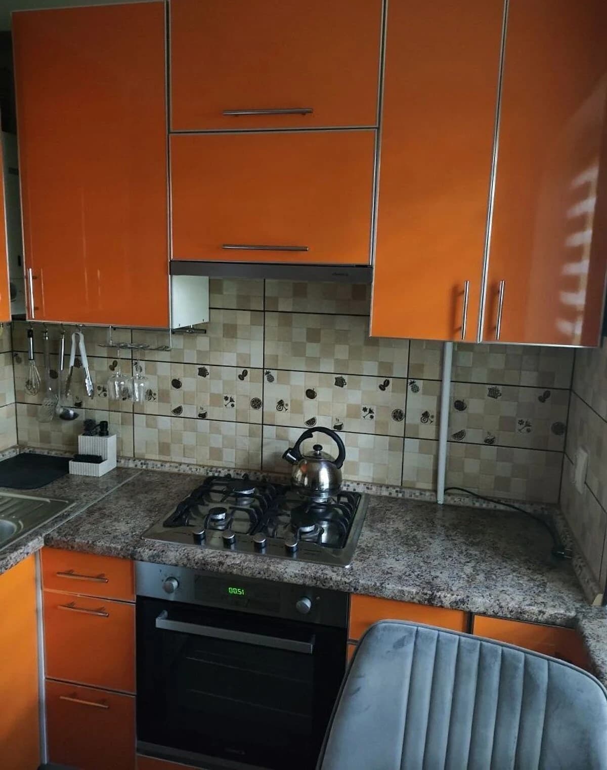 2-кімнатна квартира, Хмельницького Богдана: двоспальне ліжко - фото 5