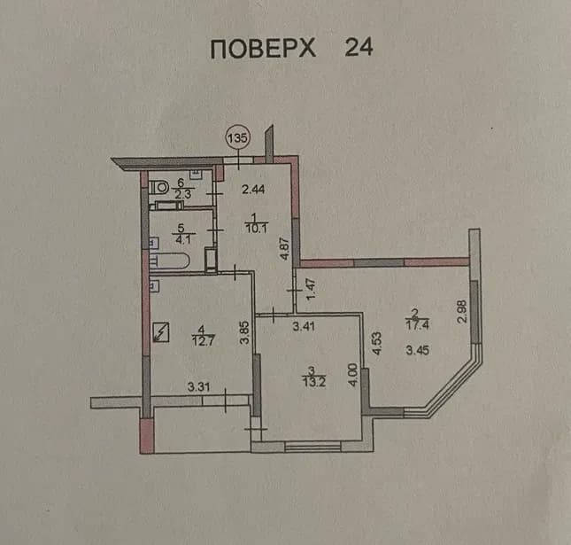 2-кімнатна квартира у ЖК Радужный: видова, після будівельників - фото 2