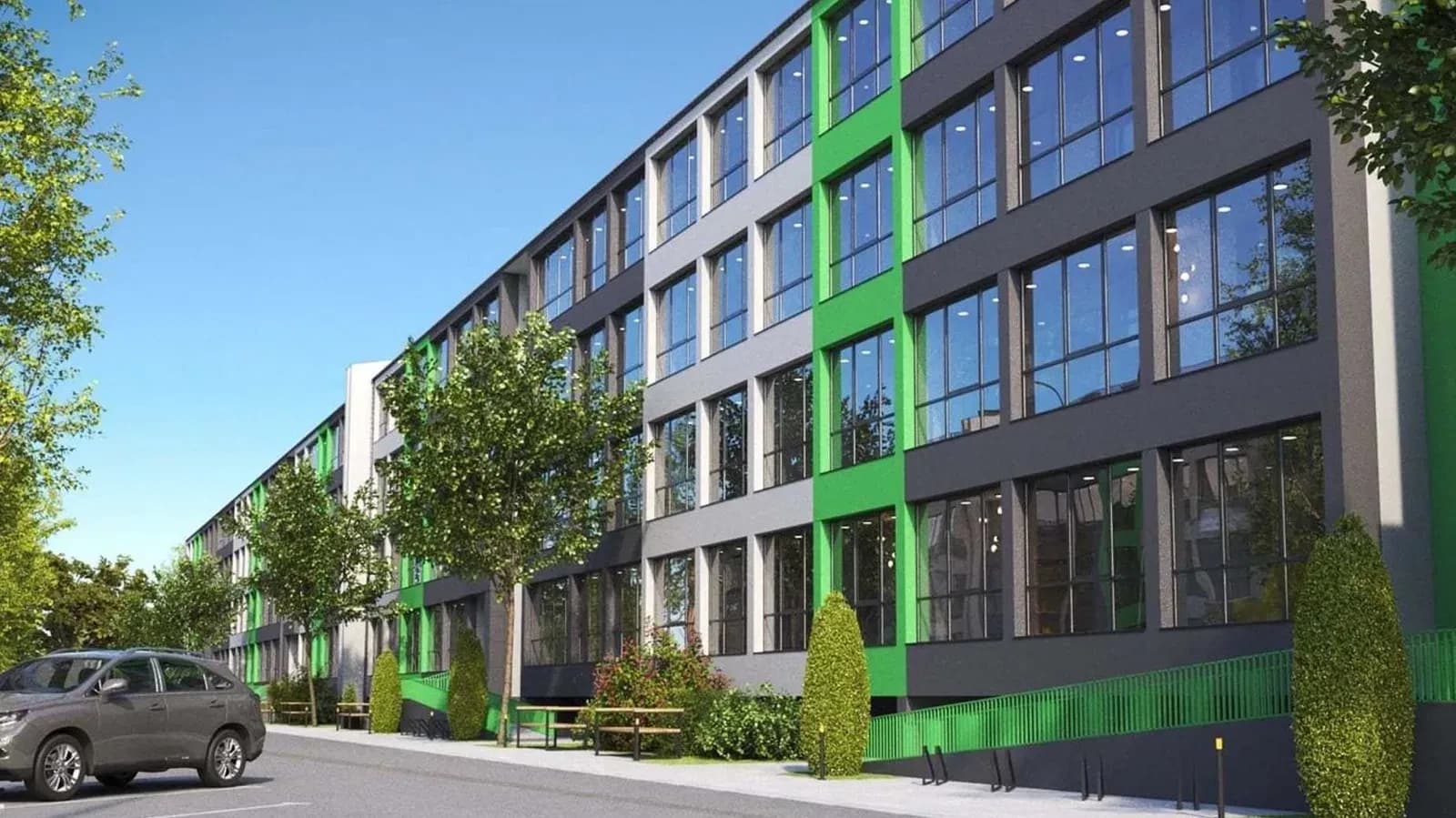 1-кімнатна квартира у ЖК Green Village: газове опалення, паркінг