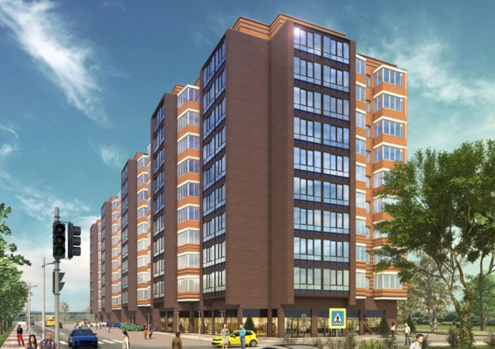 1-кімнатна квартира, Щербані: панорамні вікна, новобудова - фото 4