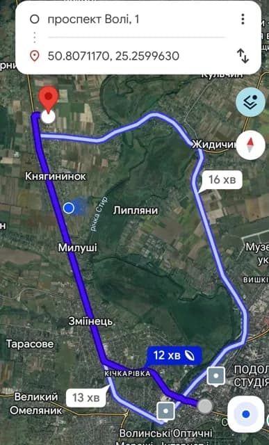 Ділянка 10 соток, Княгининок: світло, під забудову - фото 3